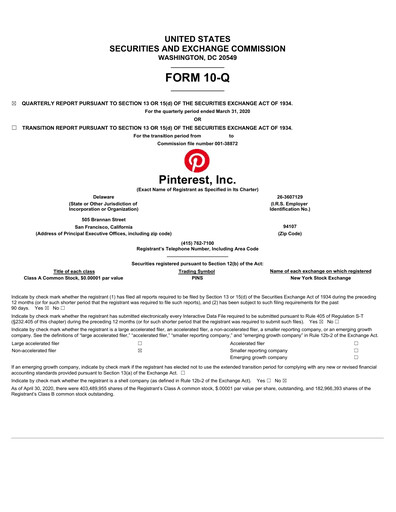Thumbnail Pinterest Quarterly Report 2020-q1