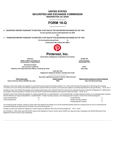 Thumbnail Pinterest Quarterly Report 2024-q3