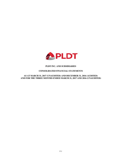 Thumbnail PLDT Quarterly Report 2017-q1