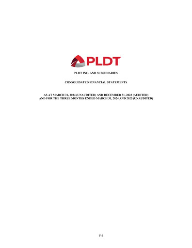Thumbnail PLDT Quarterly Report 2024-q1