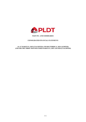 Thumbnail PLDT Quarterly Report 2025-q1