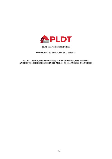 Thumbnail PLDT Quarterly Report 2026-q1