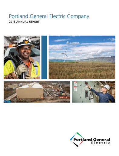 Vorschaubild Portland General Electric
 Jahresbericht 2013