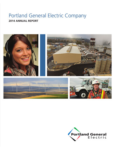 Vorschaubild Portland General Electric
 Jahresbericht 2014