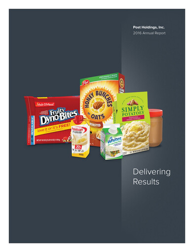 Thumbnail Post Holdings
 Annual Report 2016