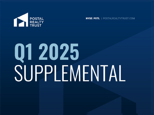 Thumbnail Postal Realty Trust Quarterly Report 2025-q1