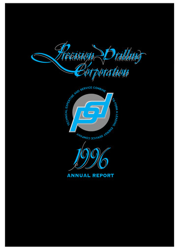 Thumbnail Precision Drilling Corporation Annual Report 1996
