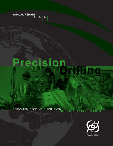 Thumbnail Precision Drilling Corporation Annual Report 2001