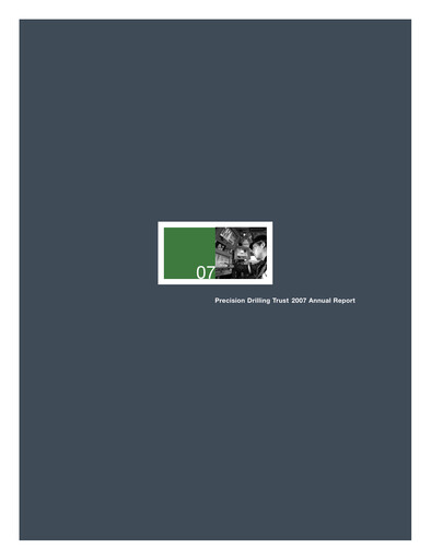 Thumbnail Precision Drilling Corporation Annual Report 2007