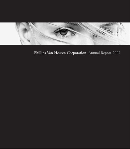 Miniature PVH Corp.
 Rapport annuel 2007