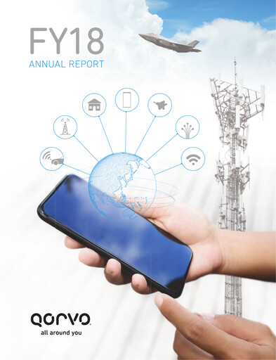 Miniature Qorvo
 Rapport annuel 2017-2018