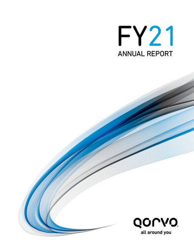 Miniature Qorvo
 Rapport annuel 2020-2021