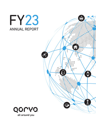 Miniature Qorvo
 Rapport annuel 2022-2023