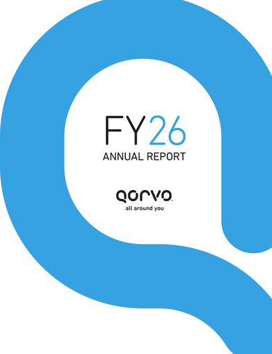 Miniature Qorvo
 Rapport annuel 2025-2026