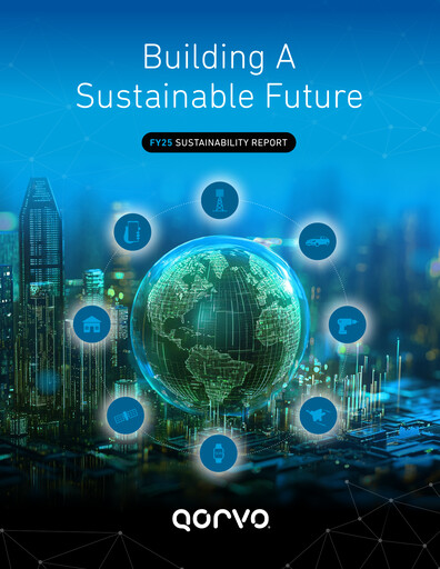 Miniature Qorvo
 Rapport de durabilité 2024-2025