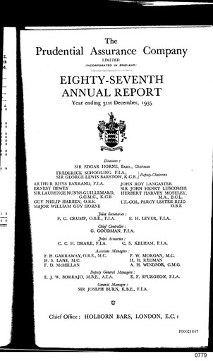 Thumbnail Prudential Annual Report 1935