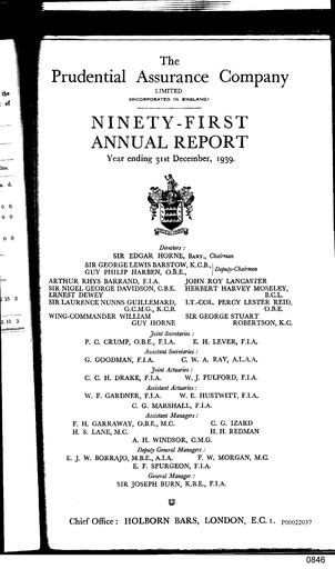 Thumbnail Prudential Annual Report 1939