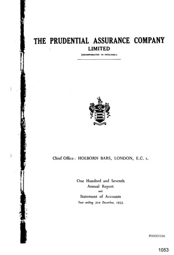 Thumbnail Prudential Annual Report 1955