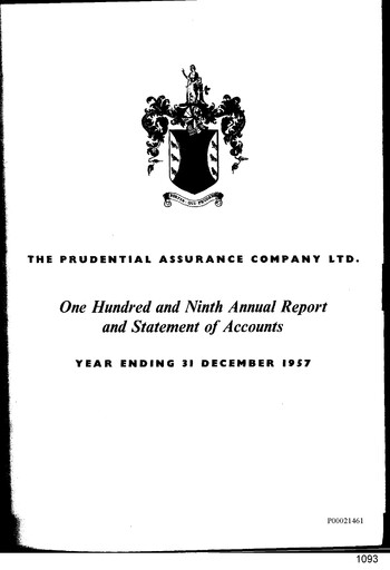 Thumbnail Prudential Annual Report 1957
