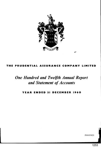 Thumbnail Prudential Annual Report 1960