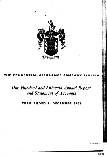 Thumbnail Prudential Annual Report 1963