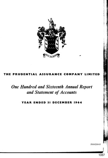 Thumbnail Prudential Annual Report 1964