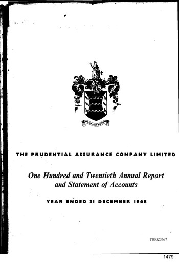 Thumbnail Prudential Annual Report 1968