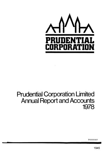 Thumbnail Prudential Annual Report 1978