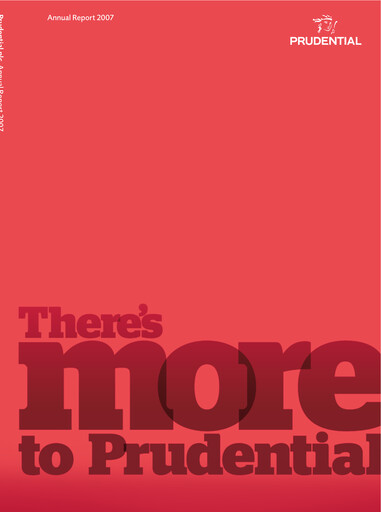 Thumbnail Prudential Annual Report 2007