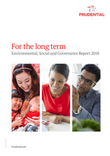 Thumbnail Prudential ESG Report 2018