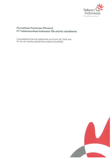 Thumbnail Telkom Indonesia Half-year Report 2014-h1