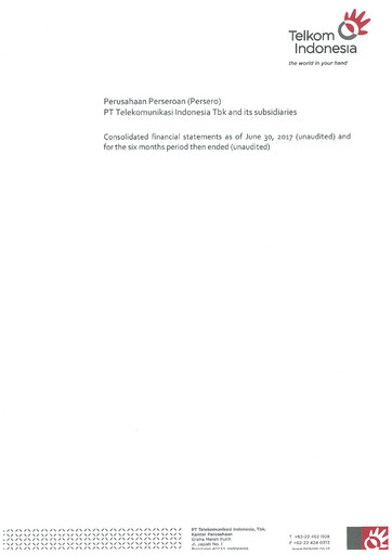 Thumbnail Telkom Indonesia Half-year Report 2017-h1