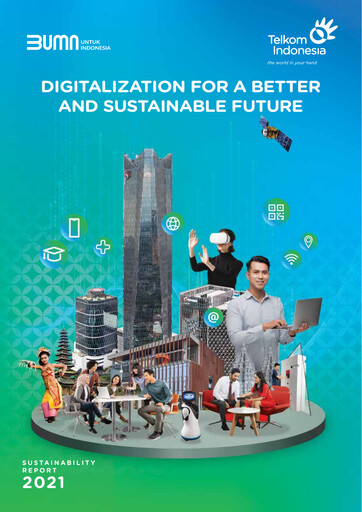 Miniature Telkom Indonesia Rapport de durabilité 2021