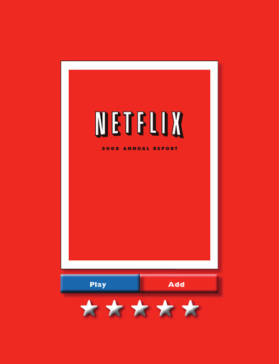 Vorschaubild Netflix Jahresbericht 2008