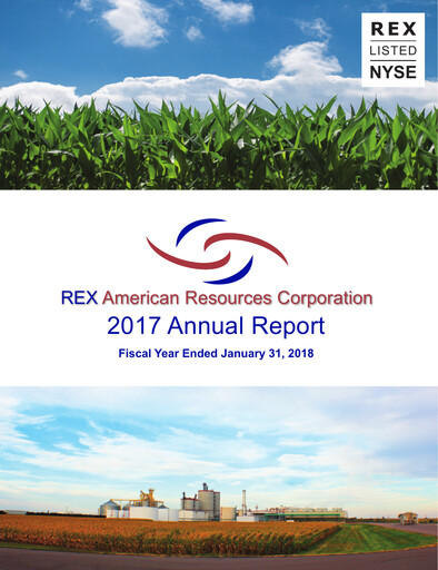 Vorschaubild REX American Resources
 Jahresbericht 2017