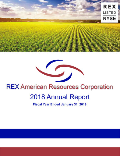 Vorschaubild REX American Resources
 Jahresbericht 2018