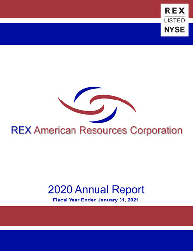 Vorschaubild REX American Resources
 Jahresbericht 2020