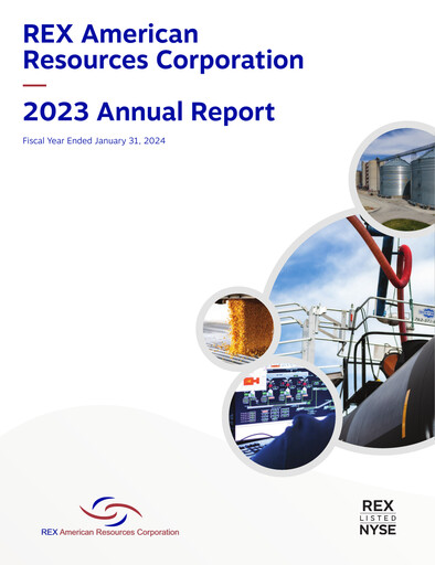Vorschaubild REX American Resources
 Jahresbericht 2023