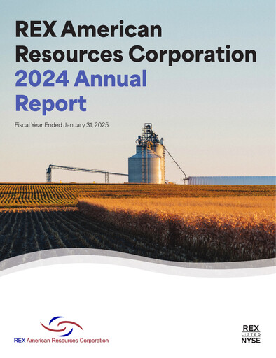 Vorschaubild REX American Resources
 Jahresbericht 2024