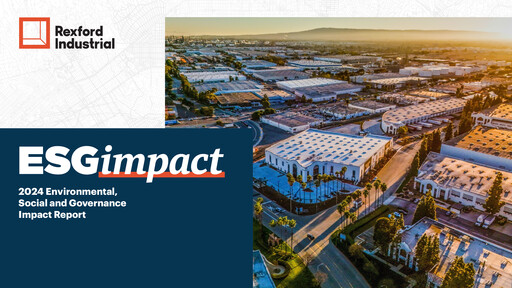Thumbnail Rexford Industrial ESG Report 2024