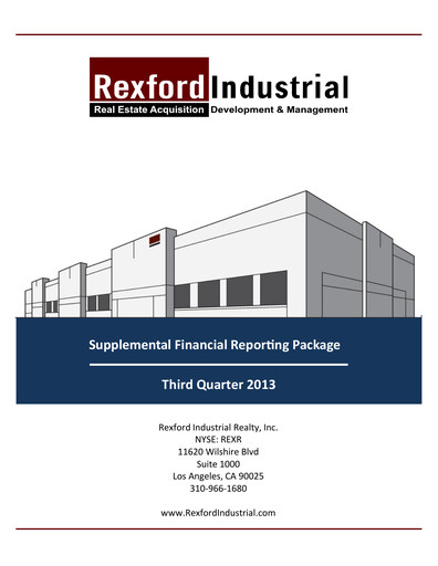 Thumbnail Rexford Industrial Quarterly Report 2013-q3