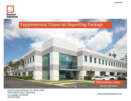 Thumbnail Rexford Industrial Quarterly Report 2020-q1