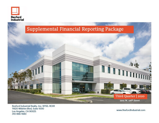 Thumbnail Rexford Industrial Quarterly Report 2020-q3