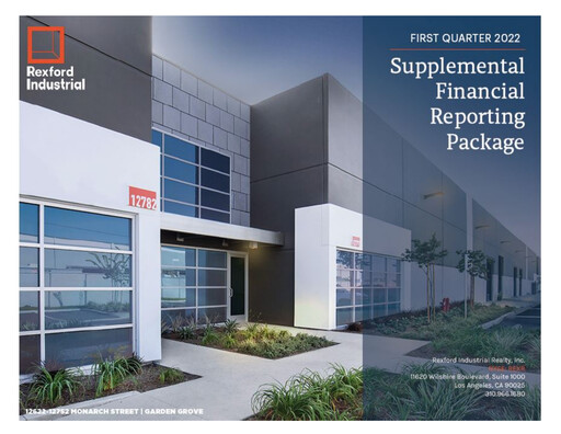 Thumbnail Rexford Industrial Quarterly Report 2022-q1