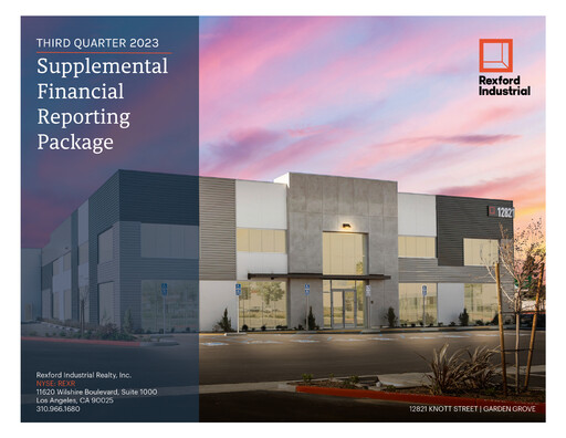 Thumbnail Rexford Industrial Quarterly Report 2023-q3