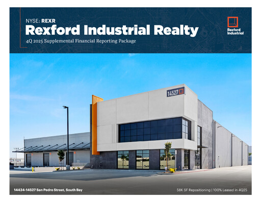 Thumbnail Rexford Industrial Quarterly Report 2025-q4