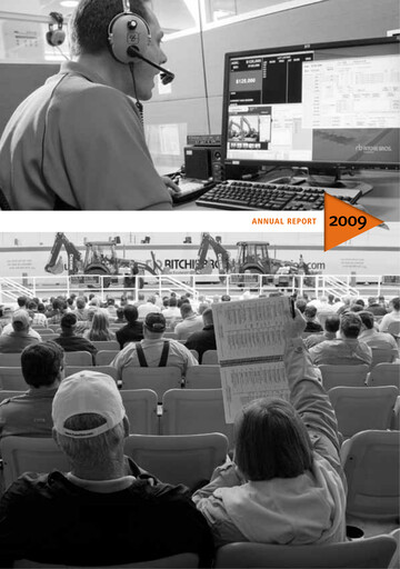 Thumbnail Ritchie Bros. Auctioneers
 Annual Report 2009