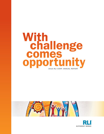 Thumbnail RLI Corp.
 Annual Report 2010