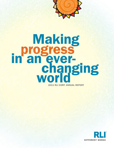 Thumbnail RLI Corp.
 Annual Report 2011