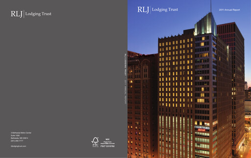 Thumbnail RLJ Lodging Trust Annual Report 2011